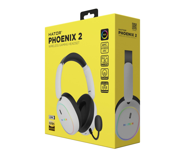 HATOR Phoenix 2 ANC Wireless (białe) - 1335964 - zdjęcie 8